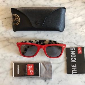 Rayban wayfarer pop sunglasses. New.